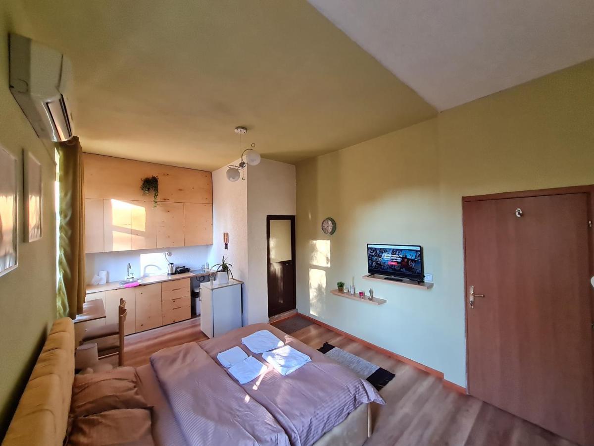 Ex-Block District Charming Studio Apartment With Treeish Sorrounding View! ティラナ エクステリア 写真